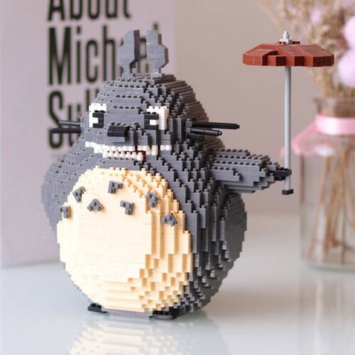 Mi Vecino Totoro Ghibli Set Bloques Armables 3d Mini Blocks 