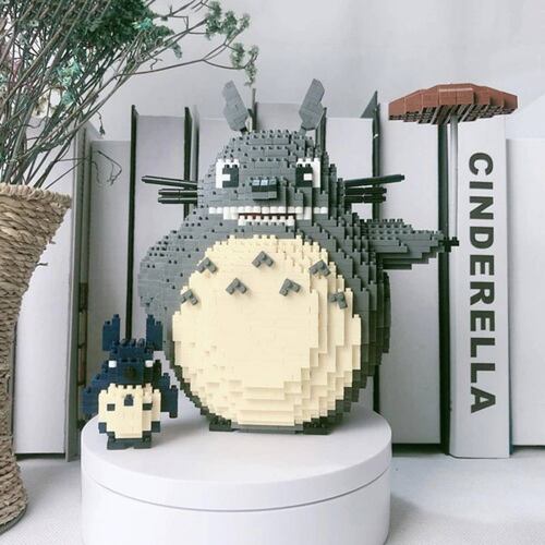 Mi Vecino Totoro Ghibli Set Bloques Armables 3d Mini Blocks 