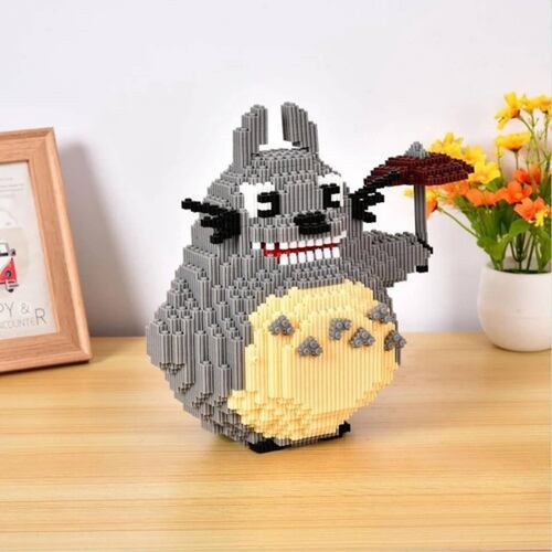 Mi Vecino Totoro Ghibli Set Bloques Armables 3d Mini Blocks 