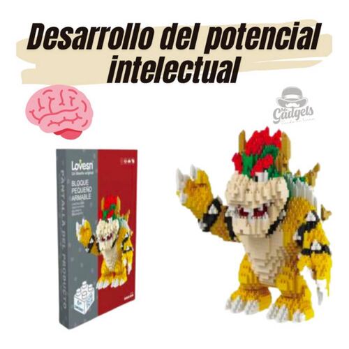 Ult Juguete de construccion Bowser de Mario Bros para niños Adultos Kit de construcción de Bowser Mario Bros Bloques de Construcción de Colección 3D.