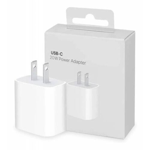 Kit Cubo 20w + Cable Lightning Usb Tipo C + Cargador Magsafe