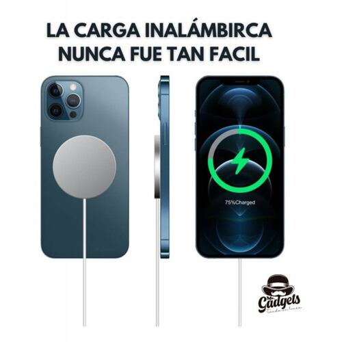 Kit Cubo 20w + Cable Lightning Usb Tipo C + Cargador Magsafe