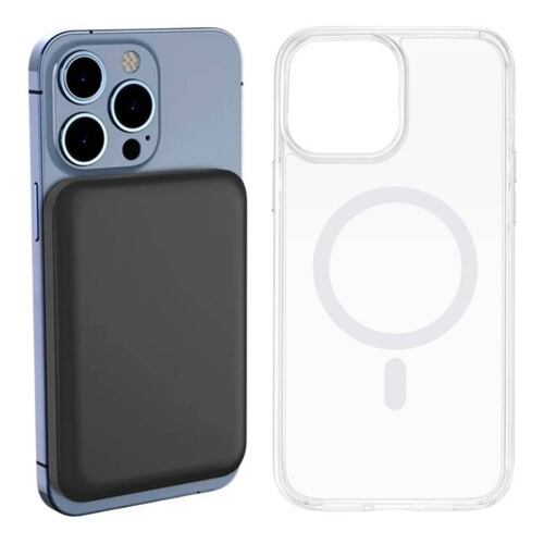 Powerbank 10,000mah Funda Transparente Para iPhone Magsafe