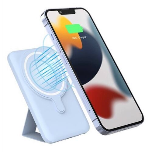  Power Bank Carga Rápida Inalambrica, 15w 5000 mAh, Batería Magnética, Cargador portátil inalámbrico magnético USB-C, Batería Externa, Banco de Energía