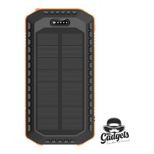 Power Bank Solar 20000 Mah Pila Recargable Con Sol, Uso Rudo