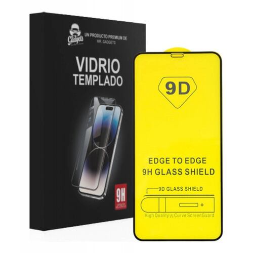 Mica Cristal Vidrio Templado 9d Premium Completa Para iPhone.