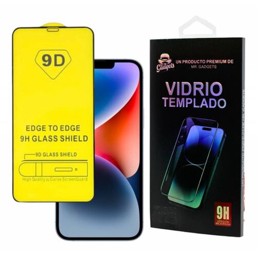 Mica Cristal Vidrio Templado 9d Premium Completa Para iPhone.