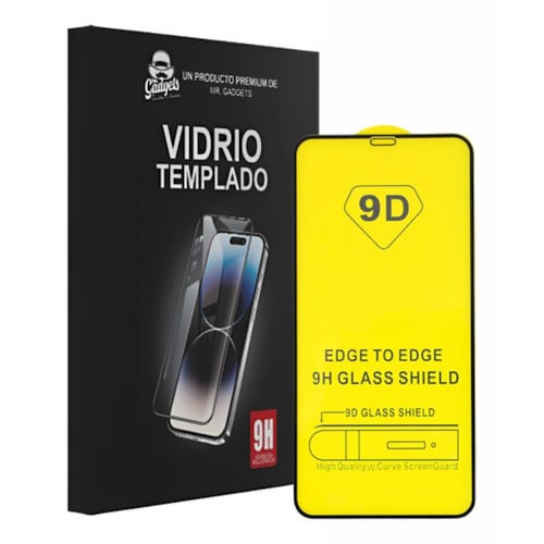 Mica Cristal Vidrio Templado 9d Premium Completa Para iPhone.