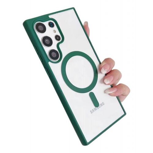 Funda Transparente Color Para Samsung Galaxy Magsafe S22 S23.