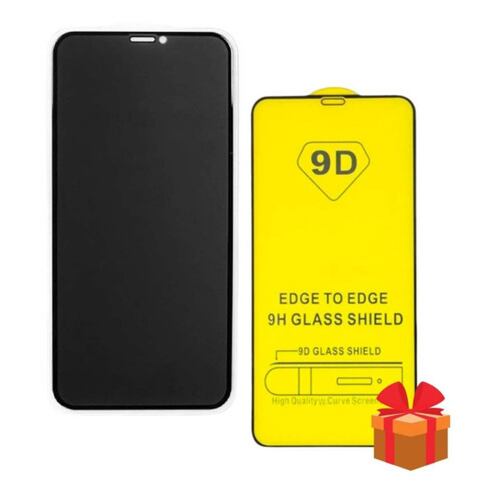 Mica De Privacidad 9d Para iPhone Cristal Templado Completo.