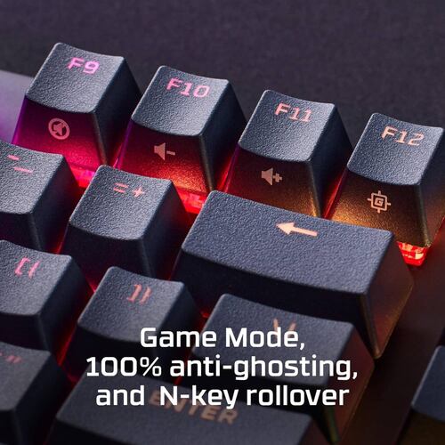 Teclado HyperX Alloy Origins Core TKL Wired Switch Azul Clicky Inglés Reacondicionado Tipo A.