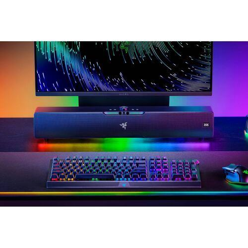 Barra de Sonido Gamer Razer Leviathan V2 Pro PC con Subwoofer Reacondicionado Tipo A