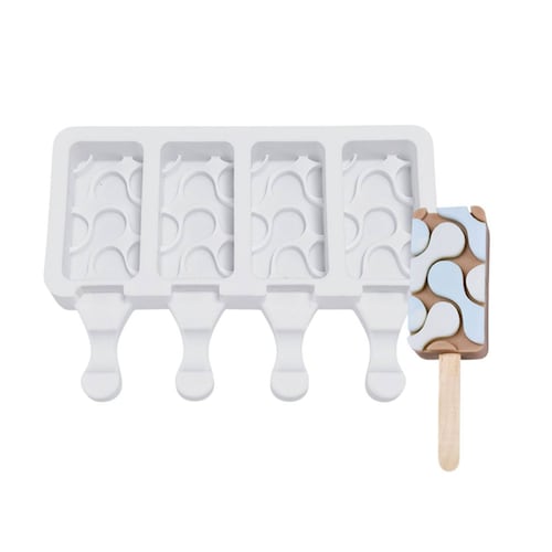 ecomlab Moldes Para Paleta De Silicona Reutilizable Lengua Gato.