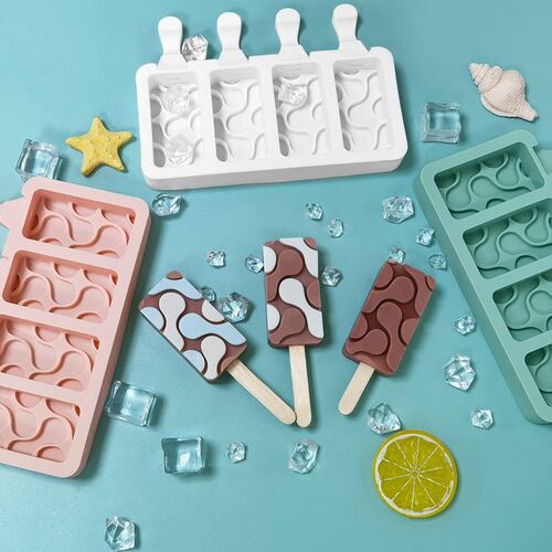 ecomlab Moldes Para Paleta De Silicona Reutilizable Lengua Gato.