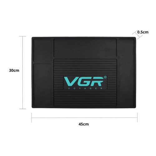 Tapete Vgr Antiderrapante Para Máquinas Y Accesorios Barber