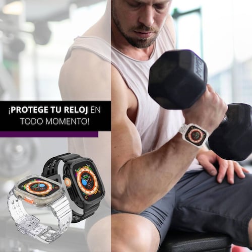 Correa de silicona ultra resistente para Apple Watch todas las series 38/40/41/42/44/45mm diseñada para un uso rudo y duradero estilo y protección (Amarillo)