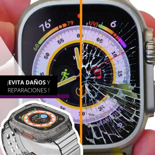 Correa de silicona ultra resistente para Apple Watch todas las series 38/40/41/42/44/45mm diseñada para un uso rudo y duradero estilo y protección (Amarillo)