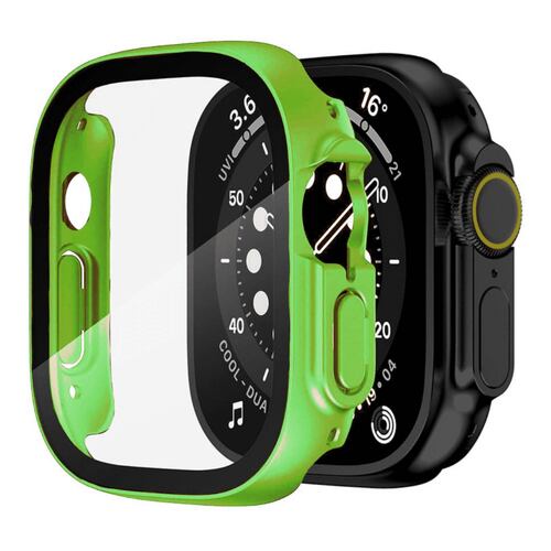 Case Cristal Templado Para Apple Watch Ultra 49 Mm Uso Rudo.