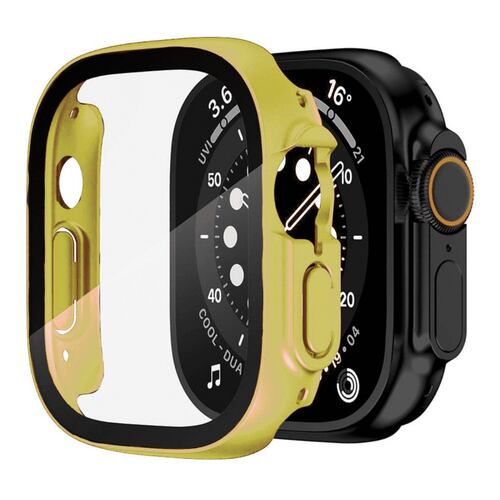 Case Cristal Templado Para Apple Watch Ultra 49 Mm Uso Rudo.