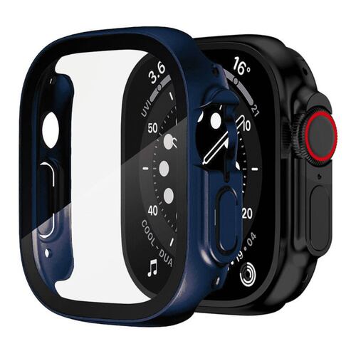 Case Cristal Templado Para Apple Watch Ultra 49 Mm Uso Rudo.