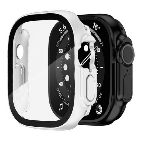 Case Cristal Templado Para Apple Watch Ultra 49 Mm Uso Rudo.
