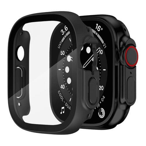 Case Cristal Templado Para Apple Watch Ultra 49 Mm Uso Rudo.