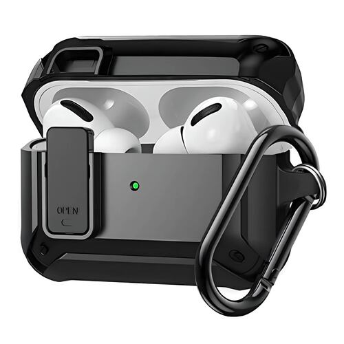 FUNDA PARA AIRPODS CARCASA ECOMLAB USO RUDO TODO LOS MODELOS PRO.