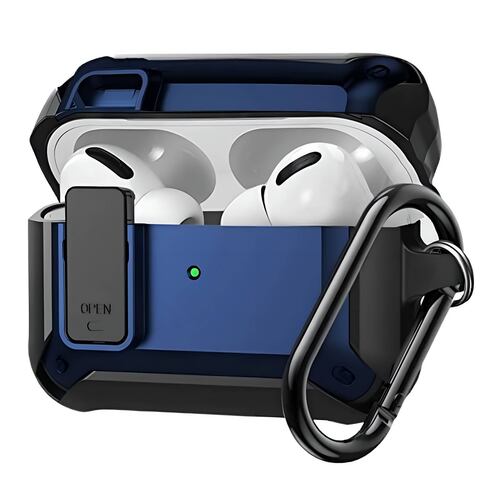 FUNDA PARA AIRPODS CARCASA ECOMLAB USO RUDO TODO LOS MODELOS PRO.