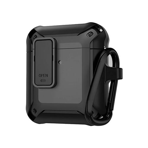 FUNDA PARA AIRPODS CARCASA ECOMLAB USO RUDO TODO LOS MODELOS 1 Y 2 GEN.