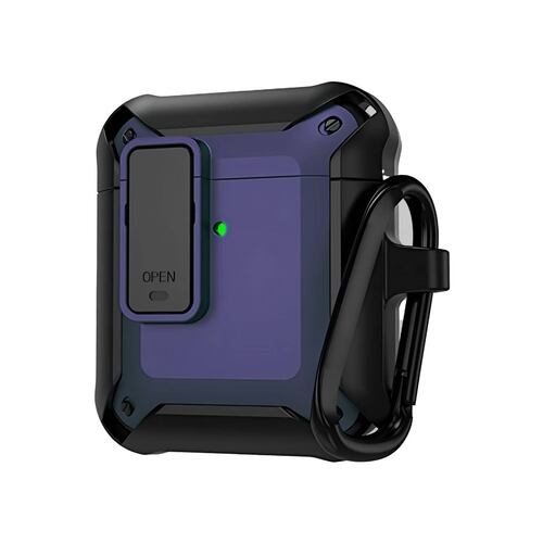 FUNDA PARA AIRPODS CARCASA ECOMLAB USO RUDO TODO LOS MODELOS 1 Y 2 GEN.