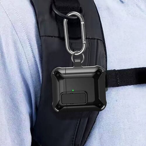 FUNDA PARA AIRPODS CARCASA ECOMLAB USO RUDO TODO LOS MODELOS 1 Y 2 GEN.