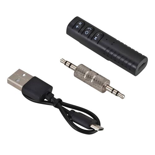 Receptor Bluetooth 5.0 para Auto Auxiliar con Micrófono: audio inalámbrico y manos libres para automóvil..