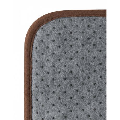 Tapete Alfombra Decorativa Peludo 2.30m X 1.60m - Nuez-Café ESQUIMAL.