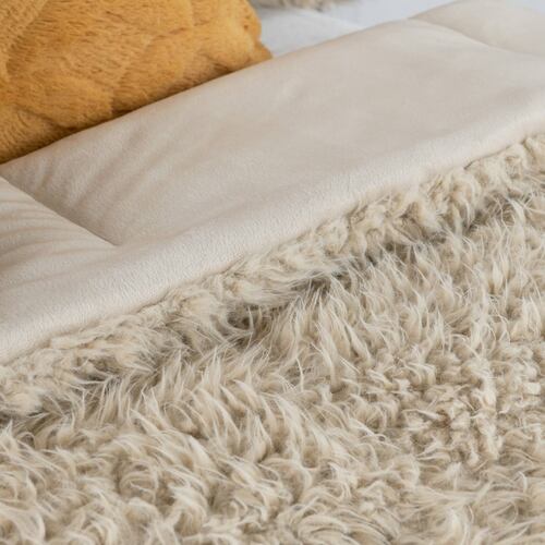 Cobertor Matrimonial Jumbo Edredón Invernal Luxus + Fundas Bora ESQUIMAL