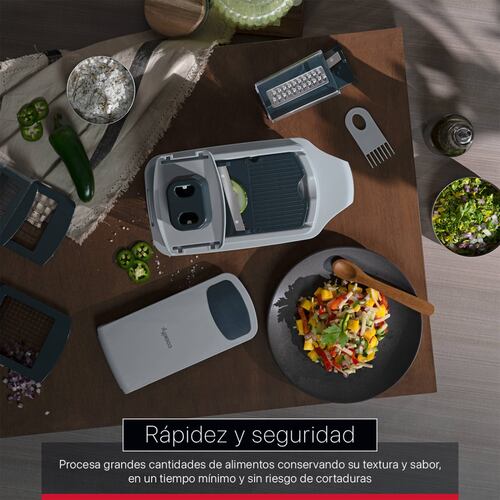 Rallador Cortador Rebanador Picador Para Verdura Fruta De Cookify.