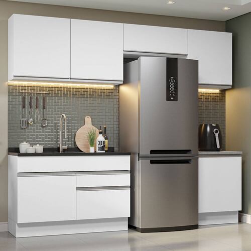 Mueble de Cocina Integral 260cm Glamy Madesa 05.