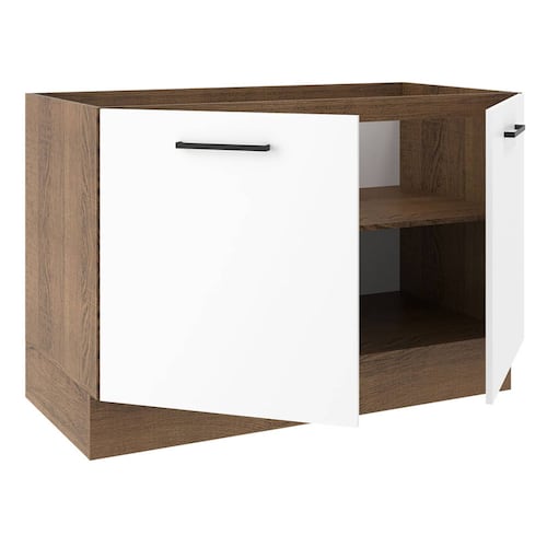Mueble de Cocina Para Fregadero Madesa Agata 120 cm 2 Puertas.