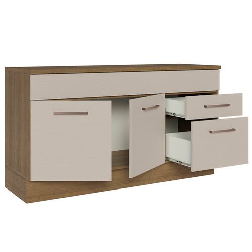 Mueble de Cocina Para Fregadero 150 cm 2 Cajones y 2 Puertas (Con Tablero)Agata Madesa.