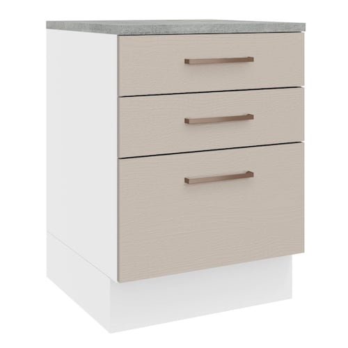 Mueble de Cocina 60 cm 3 Cajones Agata Madesa.