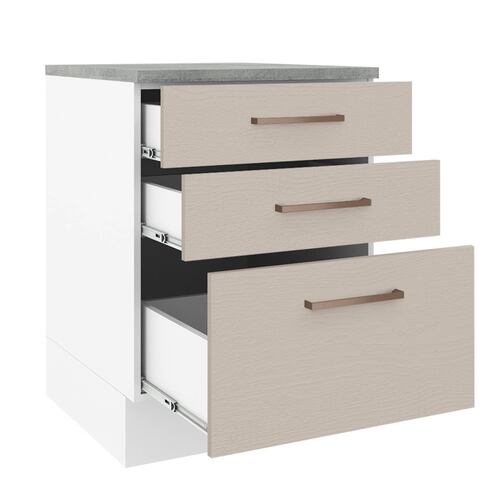 Mueble de Cocina 60 cm 3 Cajones Agata Madesa.