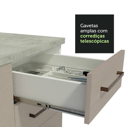 Mueble de Cocina 60 cm 3 Cajones Agata Madesa.