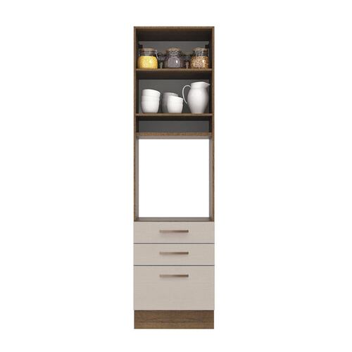 Mueble de Cocina Para Horno 60 cm 1 Puerta y 3 Cajones Agata Madesa.
