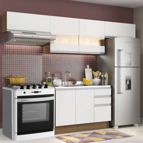 Cocina Integral 280cm Marina Madesa 01.