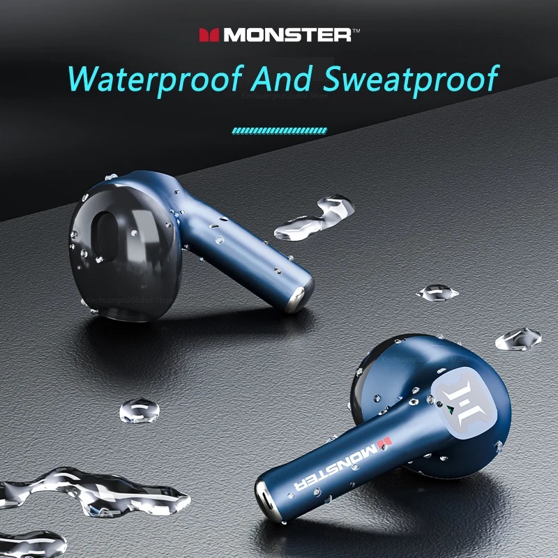 Audífonos Inalámbricos Monster XKT10 Bluetooth 5.2 Impermeables Verde