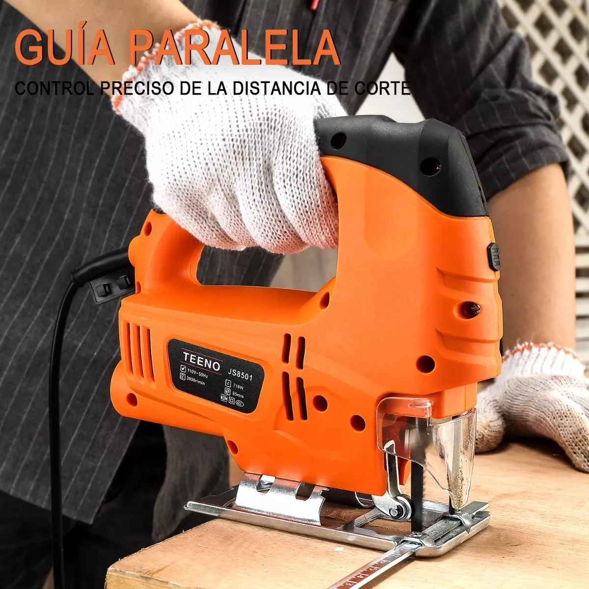 Sierra Caladora Prof. 710 W 5pieza (s) Cuchi Con Estche Negro/Naranja