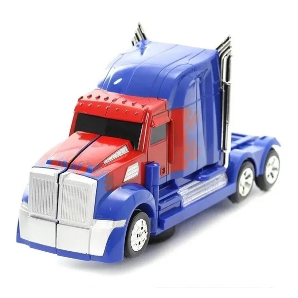 Trailer Optimus Prime Con Luz Y Sonido Transformer Juguete De Pilas.