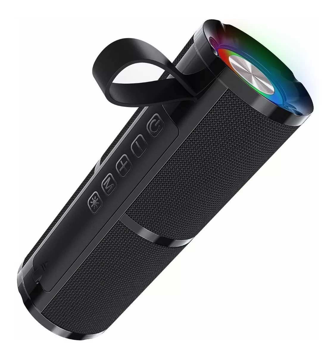 Bocina Bluetooth Portátil, 1Hora Bluetooth 5.1 Altavoz Negro