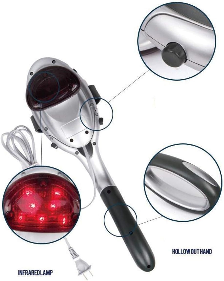 Aparato De Masaje Maxtop Percutor Semiprofesional Con Infrarrojo.