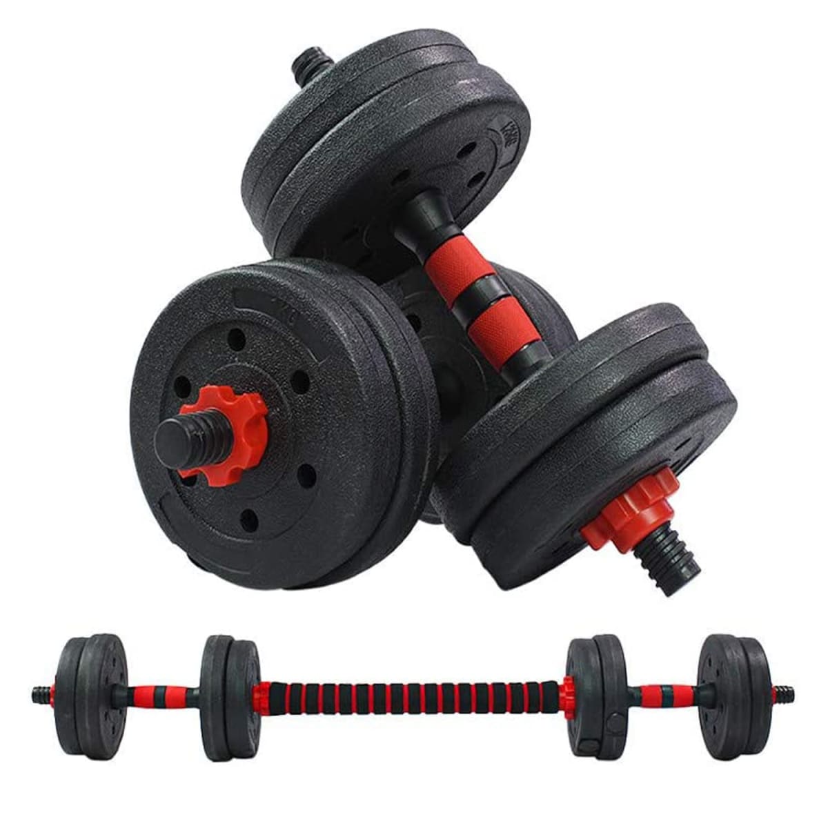 Juego De Pesas Ajustables Profesionales 30 Kg.
