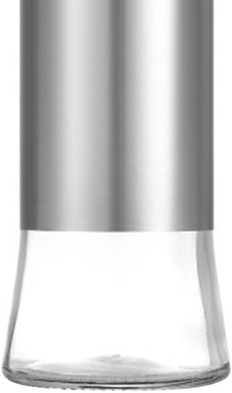 Botella De Cristal Acero Dispensadora Aceite Vinagre Salsas.